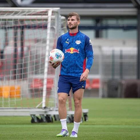 Timo Werner im Training von RB Leipzig