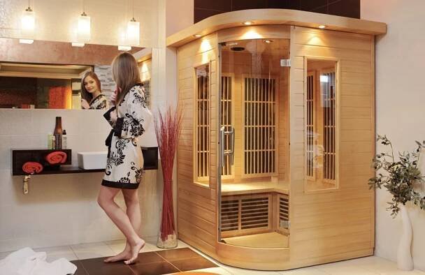 Infrasauna nevytváří žádnou vlhkost, proto ji můžete postavit kdekoliv po bytě