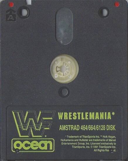 WWF Wrestle Mania - Amstrad CPC Floppy Disk