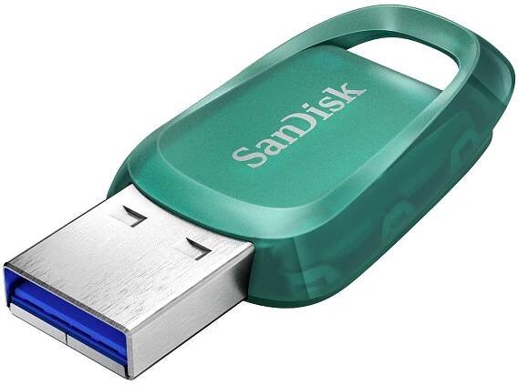 SanDisk Ultra Eco™ USB flash disk 128 GB zelená SDCZ96-128G-G46 USB 3.2 (Gen 1x1)