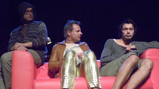 Pavel Liška, Josef Polášek a Martin Zbrožek se rozhodli být Milostným trojúhelníkem
