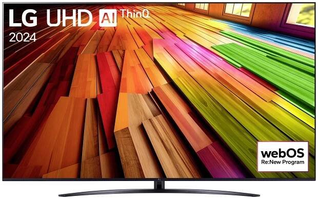 LG Electronics 86UT81006LA LCD TV 218 cm 86 palec Energetická třída (EEK2021) F (A - G) CI+, DVB-S2, DVB-T2, DVB-C, WLAN, UHD, Smart TV černá