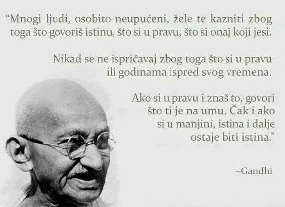 an old man with glasses and a quote on the back ground that says, i am not