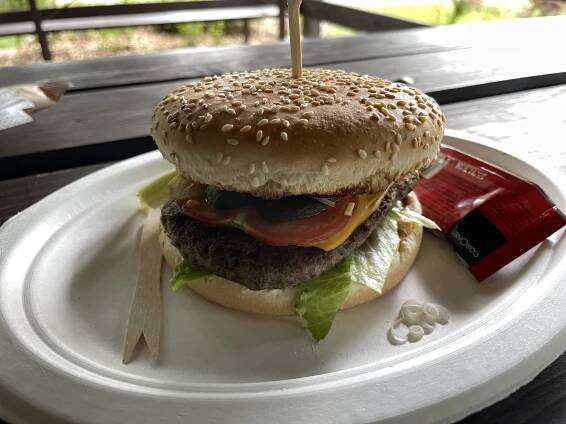 Zoo Hodonín 2023 - hovädzí burger