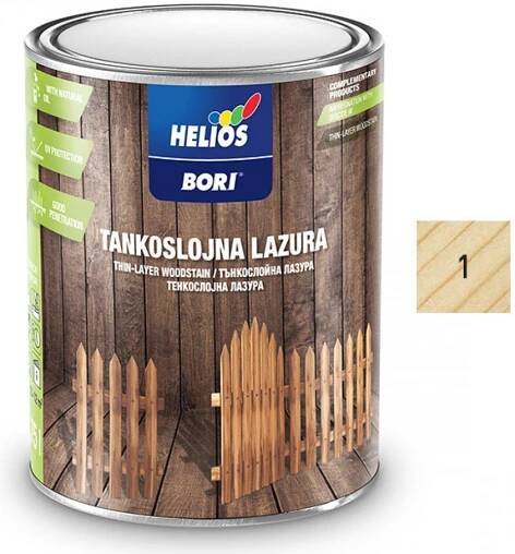 Helios Bori tenkovrstvá lazura 0,75 l bezbarvá