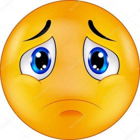 Kreslený smutný smajlík emotikonu Stock Vector od © tigatelu 63465181