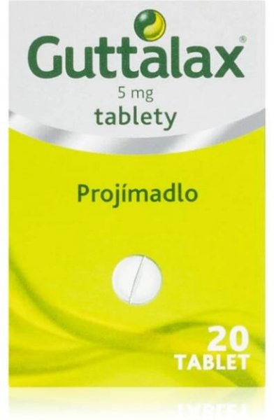 Guttalax Guttalax 5mg tablety při zácpě