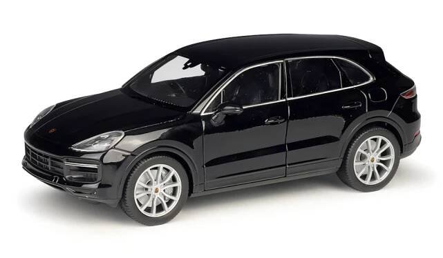 Hračky pro kluky | Welly Porsche Cayenne Turbo 1:24 černé | Hračkárna snů