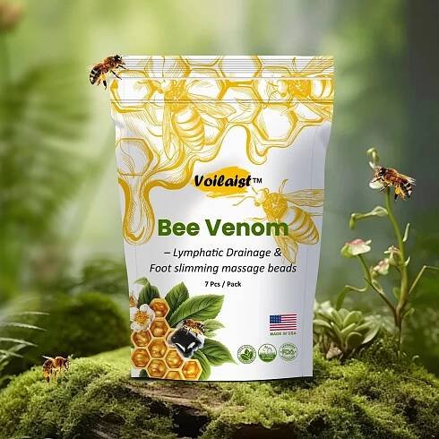 Voilaist™ Bee Venom Lymfatická drenáž a namáčecí kuličky na zeštíhlení nohou