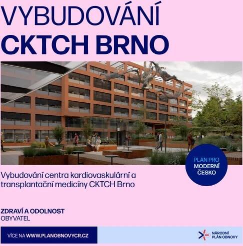 Vybudování CKTCH Brno v rámci Národního plánu obnovy