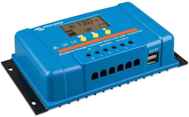 Solární regulátor nabíjení BlueSolar PWM (DUO) LCD&USB | Victron Energy