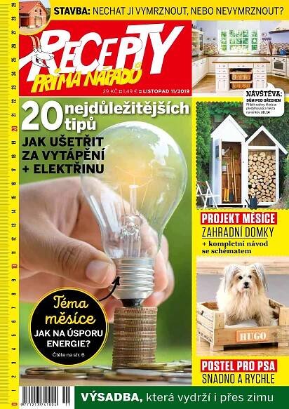 Časopis Recepty prima nápadů 11/2019