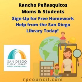 San Diego Public Library Homework Help All Ages - FREE - Rancho Peñasquitos