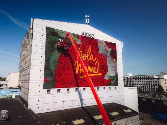 Mural on the Stage Tower