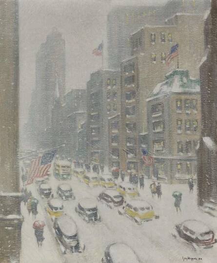 5th Avenue Midtown | Guy Carleton Wiggins | oil painting