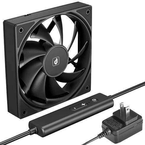 UpHere Vysoce výkonný tichý ventilátor/5rychlostí/ovladač/od1Kč