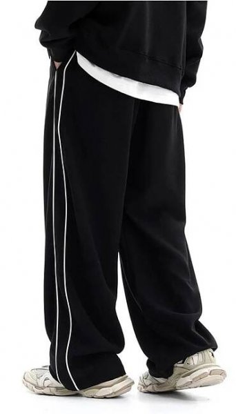 Dámské Pánské oblečení Y2K Letní pruhované tepláky Track Baggy široké kalhoty Jogging Cargo Kalhoty Pro muže Techwear Korejské oblečení Ženy