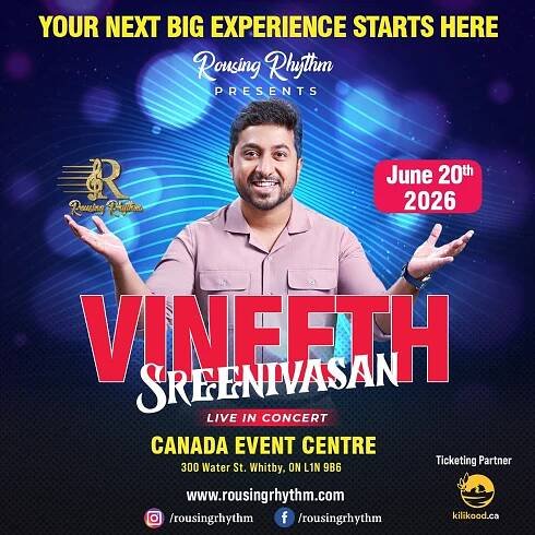 Vineeth Sreenivasan Live in Concert 2026 – Rousing Rhythm