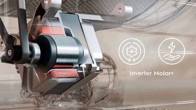 Invertorový motor v pračce Electrolux 600 SensiCare EW6F3484C_02