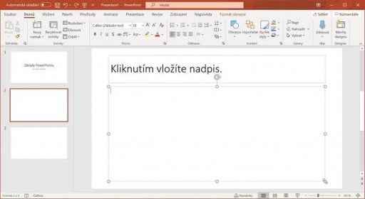 Microsoft PowerPoint (NÁVOD)