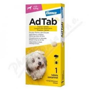 AdTab 112mg zv.tb.pro psy >2.5-5.5kg 1ks