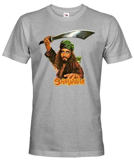 Pánské tričko Sandokan - legendárny malajzijský tiger v luxusnom prevedení