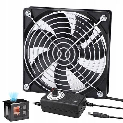 POČÍTAČOVÝ VENTILÁTOR PC CHLADIACI 12V USB 120 MM ROZPTYL TEPLA