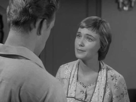Skip Homeier and Joanne Woodward in Alfred Hitchcock Presents (1955)