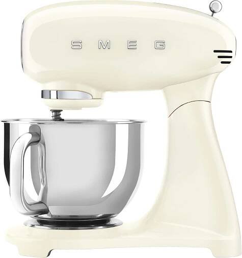 Smeg SMF03CREU, Stojací mixér, Krém, Hnětění, Míchání, 1 m, 4,8 l, Páčka