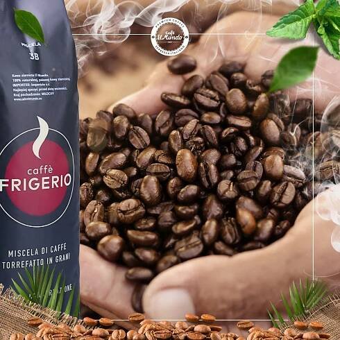 ITALSKÁ KÁVA ZRNKOVÁ 1KG Arabika Robust ČERSTVĚ PRAŽENÁ Frigerio CafeElMundo Obchodní název ostatní