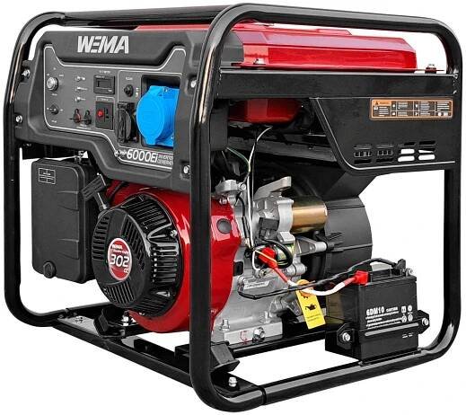 Elektrocentrála Weima WM6000?I 6,0 kWt s elektrickým startérem