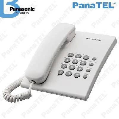 Panasonic KX-TS500 Bílý Telefon ☎ Pevná linka ✓ O2 ✓ jiný operátor ✓ Kancelářský telefon ✓ Domácí telefon