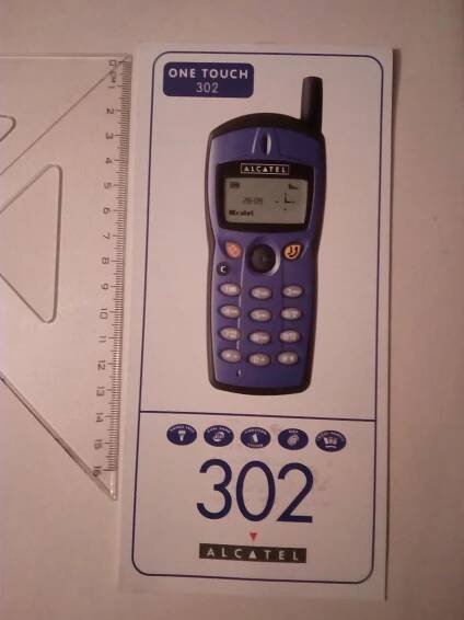 Starý leták Alcatel 302