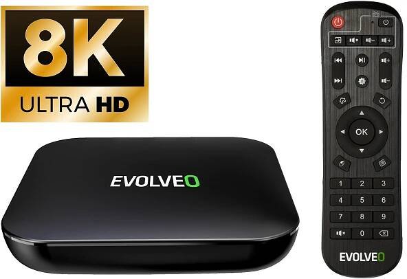 Evolveo MultiMedia Box C4: nové multimediální centrum zvládne i 8K Ultra HD