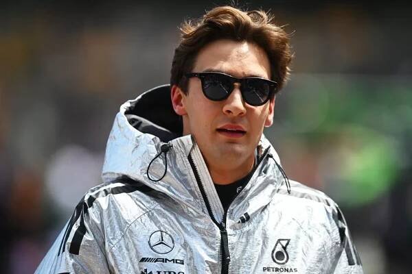 George Russell at the Monaco Grand Prix