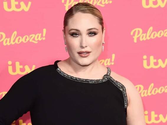 Hayley Hasselhoff arriving for the ITV Palooza at the Royal Festival Hall, London