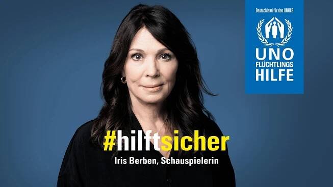Schauspielerin Iris Berben – engagiert für Flüchtlingshilfe #hiftsicher