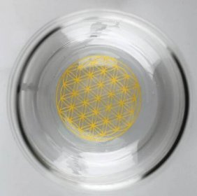 Masaru Emoto Alladin Carafe Gold Flower of Life 1.3 l To revitalize and revitalize weakened tap water - VMD parfumerie