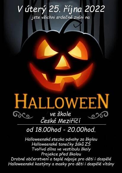 Halloween ve škole - České Meziříčí