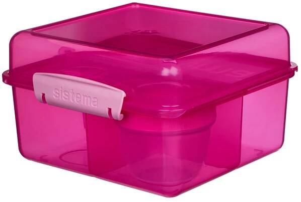 Sistema Box Lunch Cube Max 2,0l, růžová