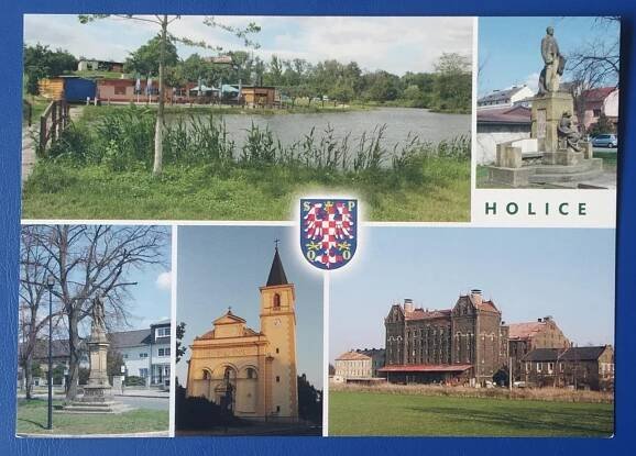 Holice, Olomouc, erb - Pohlednice místopis