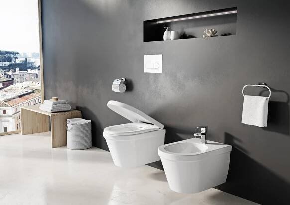 RAVAK Závěsný bidet Chrome
