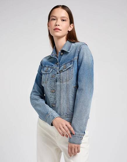 Džínsová bunda LEE Rider Jacket Refreshed Mid