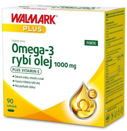 Walmark Omega-3 rybí olej FORTE 1000 mg 90 tobolek