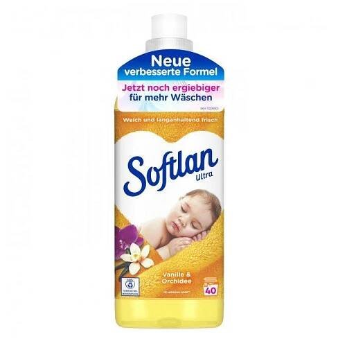 SOFTLAN AVIVÁŽ - VANILKA A ORCHIDEJ - 40 DÁVEK - 1 LITR