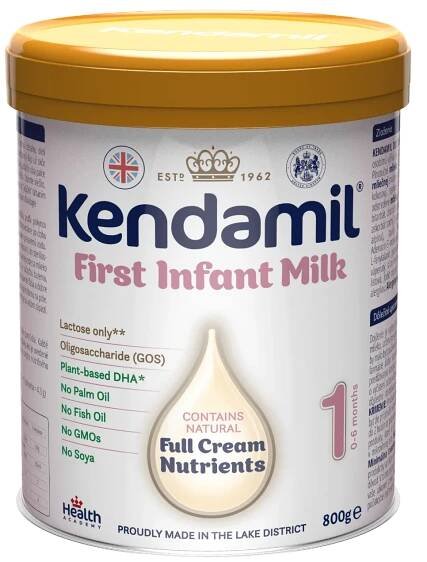KENDAMIL Počiatočné dojčenské mlieko 1 DHA+ 1×800 g, dojčenské mlieko, od narodenia
