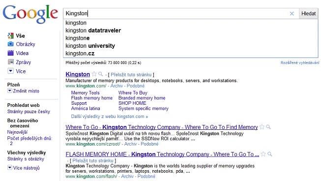 Google zkvalitňuje své vyhledávání