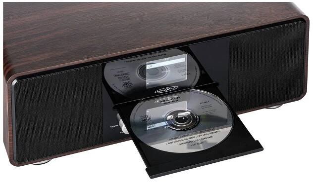 Reflexion HRA19INT/WD HRA19INT/WD internetové stolní rádio, DAB+, FM, internetové, AUX, Bluetooth, CD, internet, dřevo