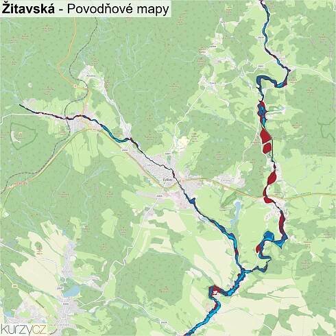 Žitavská - mapy | Kurzy.cz