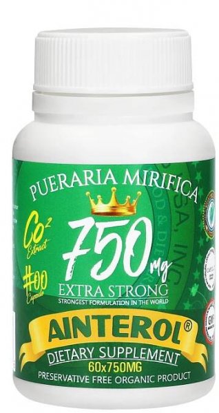 AINTEROL® Pueraria Mirifica 750MG Extra silný
